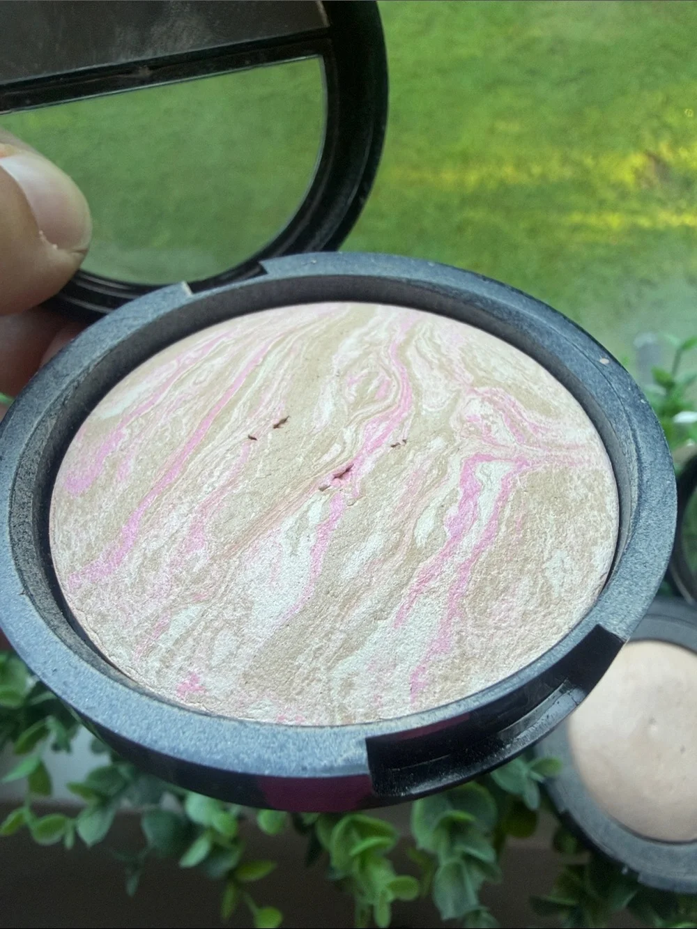 Laura Geller Marble Highlighter & Blush Trio - Pink, Champagne, Beige